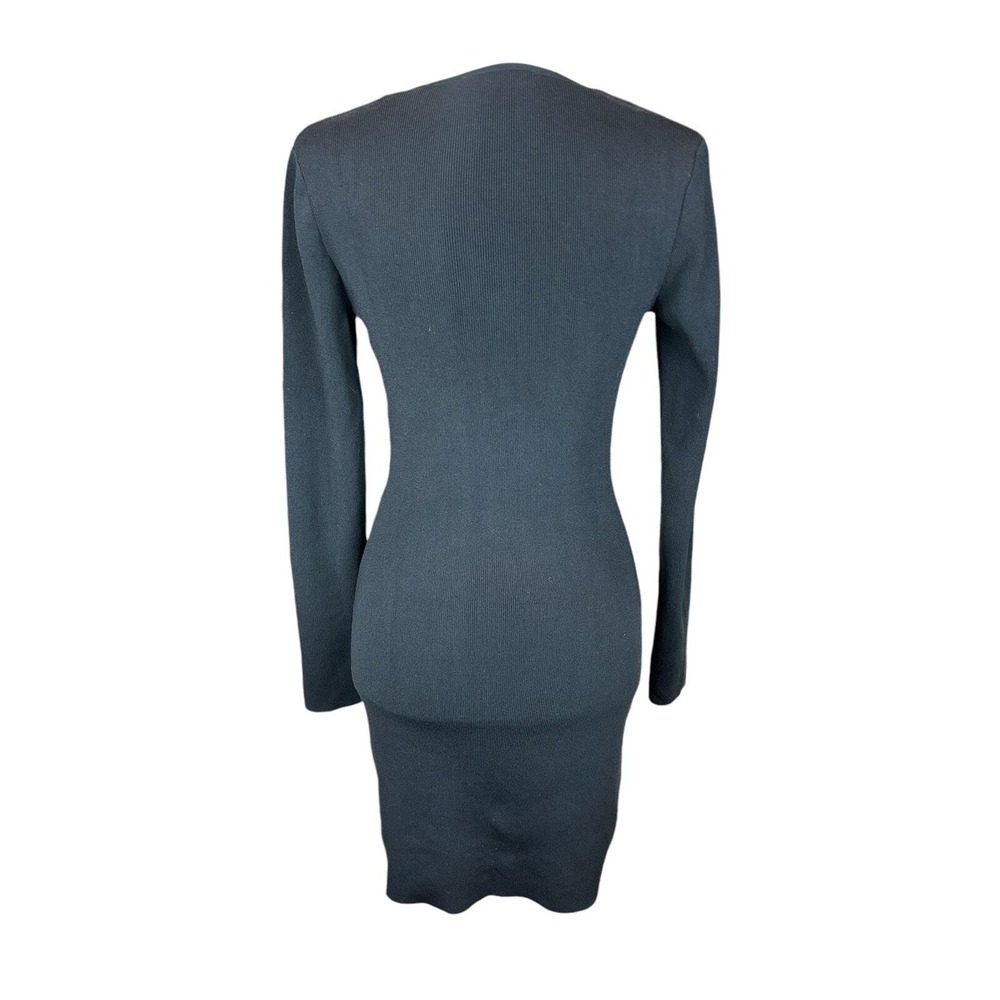 Significant Other Monica Dress 6 Black‎ Bodycon Cut Out Lace Up Mini Party LBD - Picture 3 of 11